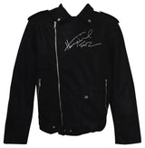 Henry Winkler Signed WULFUL Men's Faux Bomber Leather Motorcycle Biker Jacket w/Fonz