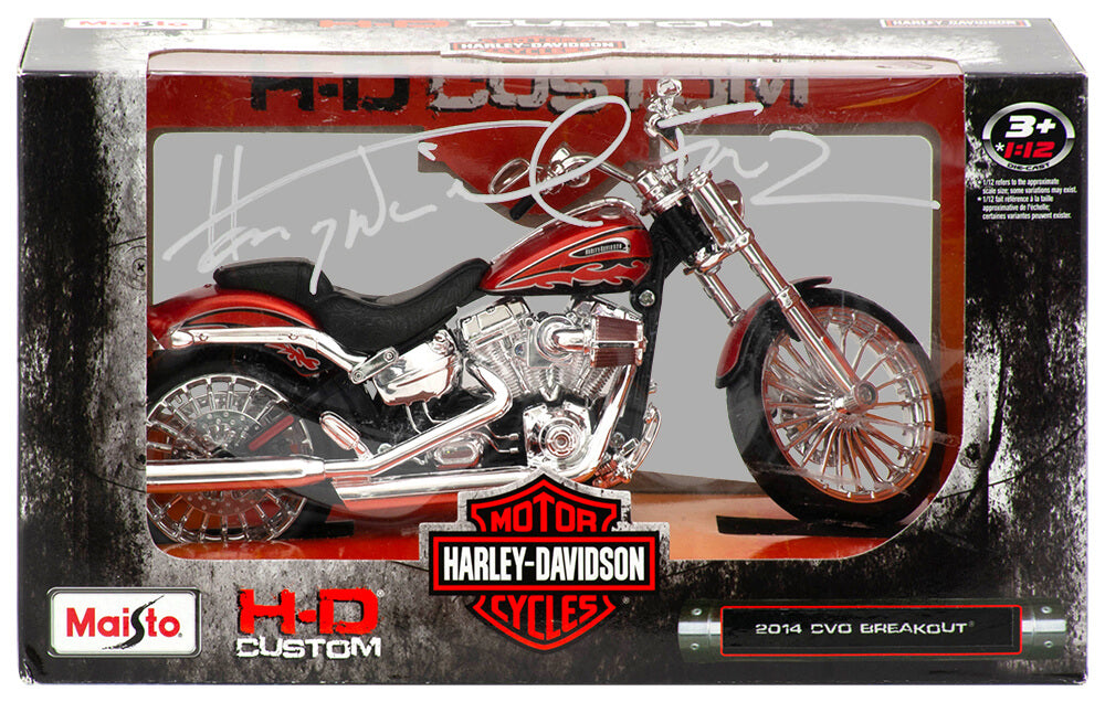 Henry Winkler Signed 2014 CVO Breakout Motorcycle 1:12 Scale Car w/Fonz