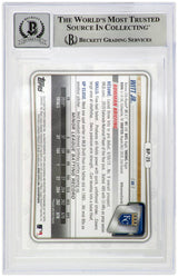 Bobby Witt Jr. Signed Kansas City Royals 2020 1st Bowman Rookie Baseball Card #BP-25 - (Beckett / Auto Grade 10)