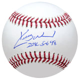 Kerry Wood Signed Rawlings Official MLB Baseball w/20K 5-6-98