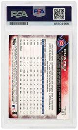 Travis Wood Signed Chicago Cubs 2016 Topps Baseball Card #507 (Limited Edition) - (PSA Encapsulated)