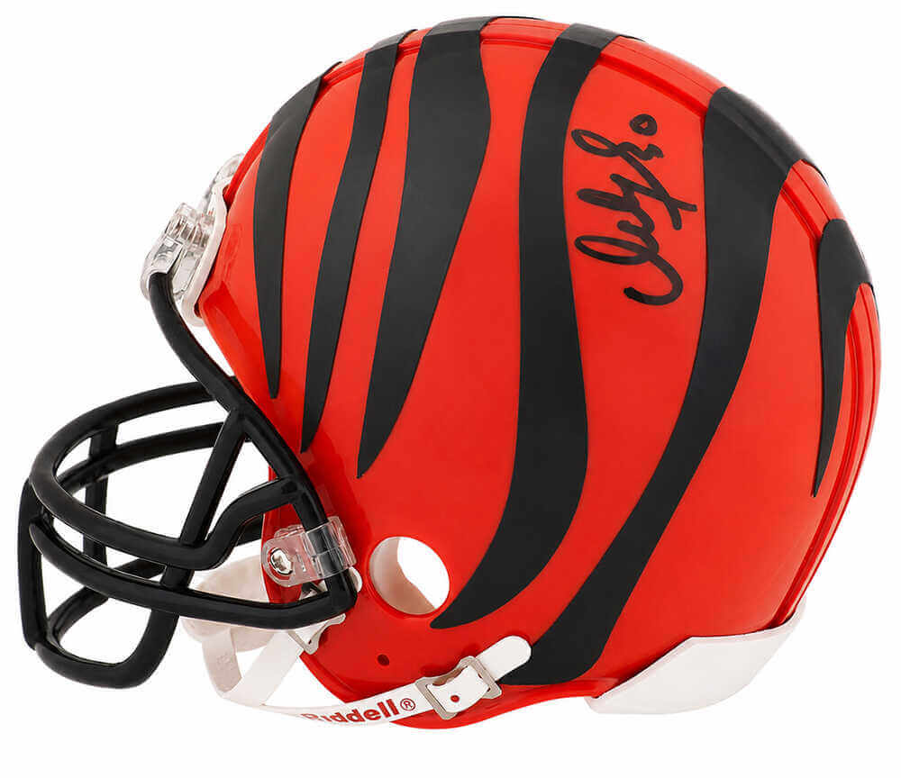 Ickey Woods Signed Cincinnati Bengals Riddell (VSR4) Mini Helmet