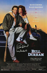 Robert Wuhl Signed Bull Durham 11x17 Movie Poster w/Larry Hockett