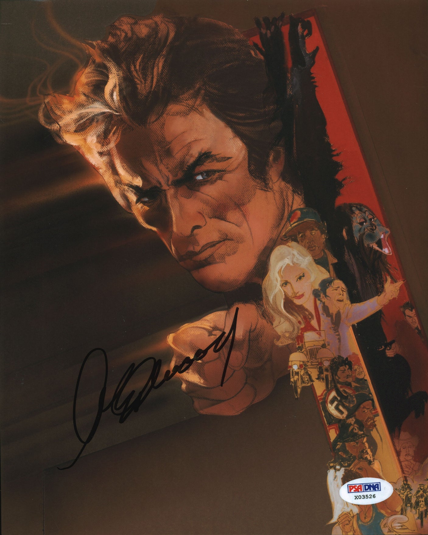 Clint Eastwood Any Which Way You Can Signed 8x10 Photo Auto 10! PSA/DNA #X03526