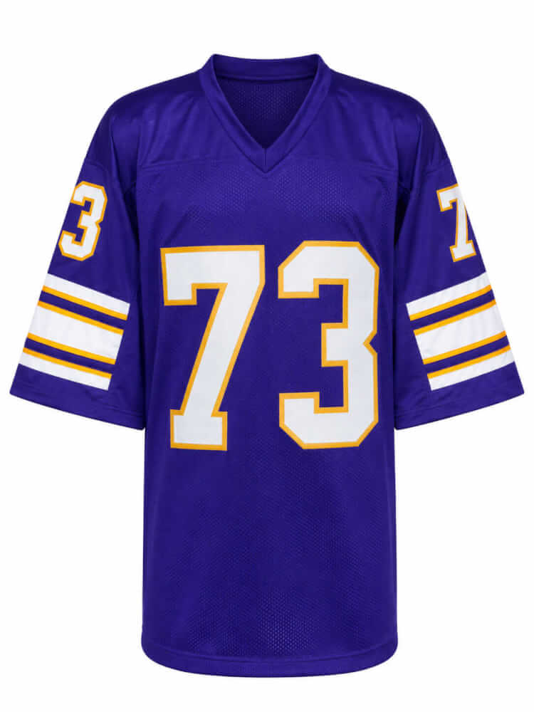 Ron Yary Signed Purple Custom Football Jersey w/HOF'01