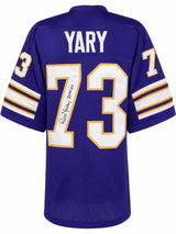 Ron Yary Signed Purple Custom Football Jersey w/HOF'01