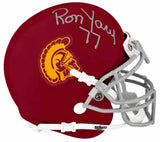 Ron Yary Signed USC Trojans Schutt Mini Helmet