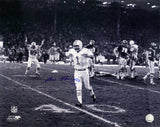 Garo Yepremian Signed Miami Dolphins B&W Arms Raised Celebration 16x20 Photo