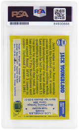 Jack Youngblood Signed Rams 1982 Topps Football Card #388 w/HF'01 (PSA Encapsulated)