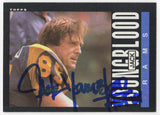 Jack Youngblood Signed Rams 1985 Topps Football Card #88 w/HF'01