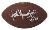 Jack Youngblood Signed Wilson Super Grip NFL Full Size Football w/HF'01