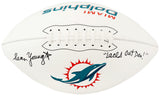 Sean Young Signed Miami Dolphins Franklin White Logo Football w/Laces Out, Dan