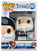 Vince Young Signed Tennessee Titans SANTA Funko Pop Doll #292