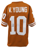 Vince Young Signed Brown Custom Jersey