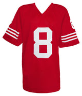 Steve Young Signed Red T/B Custom Football Jersey