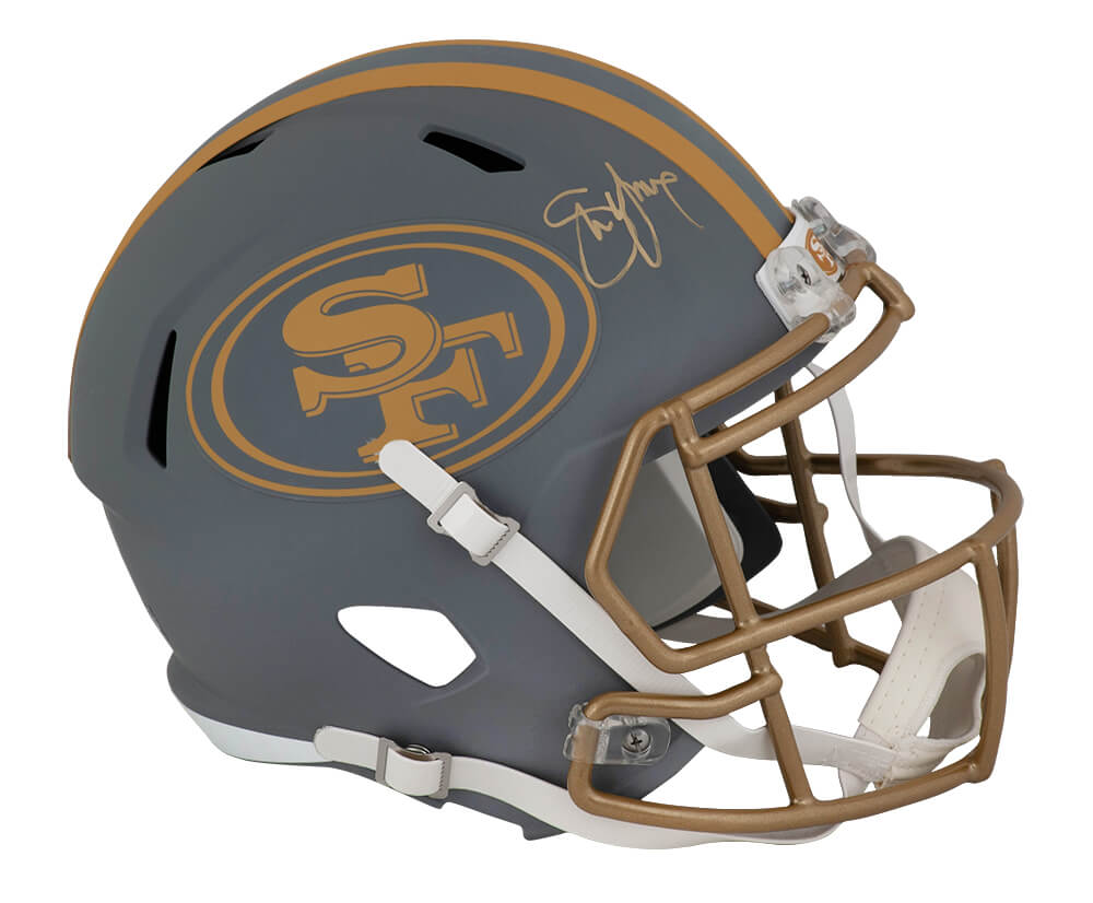Steve Young Signed San Francisco 49ers SLATE Riddell Full Size Speed Replica Helmet