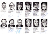1981 Team Sweden Autographed 4x6 Program With 23 Total Signatures Including Pelle Lindbergh PSA/DNA #Z05646