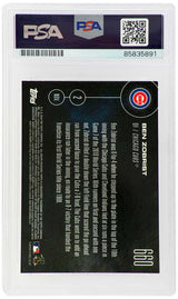 Ben Zobrist Signed Chicago Cubs 2016 Topps NOW Baseball Card #660 - (PSA Encapsulated)