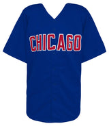 Ben Zobrist Signed Blue Custom Baseball Jersey