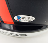 John Elway Signed Full Size Replica Denver Broncos Speed Helmet (BAS)