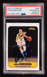 Paige Bueckers Signed 2021 Sports Illustrated For Kids #963 RC PSA Autograph 10