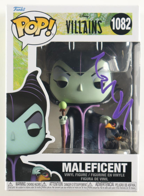 Angelina Jolie Signed "Disney Villains" #1082 Maleficent Funko Pop! - PSA