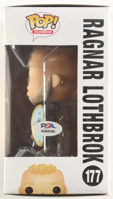 Travis Fimmel Signed "Vikings" #177 Ragnar Lothbrok Funko Pop - PSA