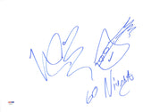 Vanilla Ice "Go Ninja" Signed 11x14 Hand Drawn Ninja Turtles Sketch PSA #AA82473