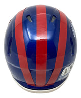 Abdul Carter Signed New York Giants Alternate Mini Speed Helmet BAS