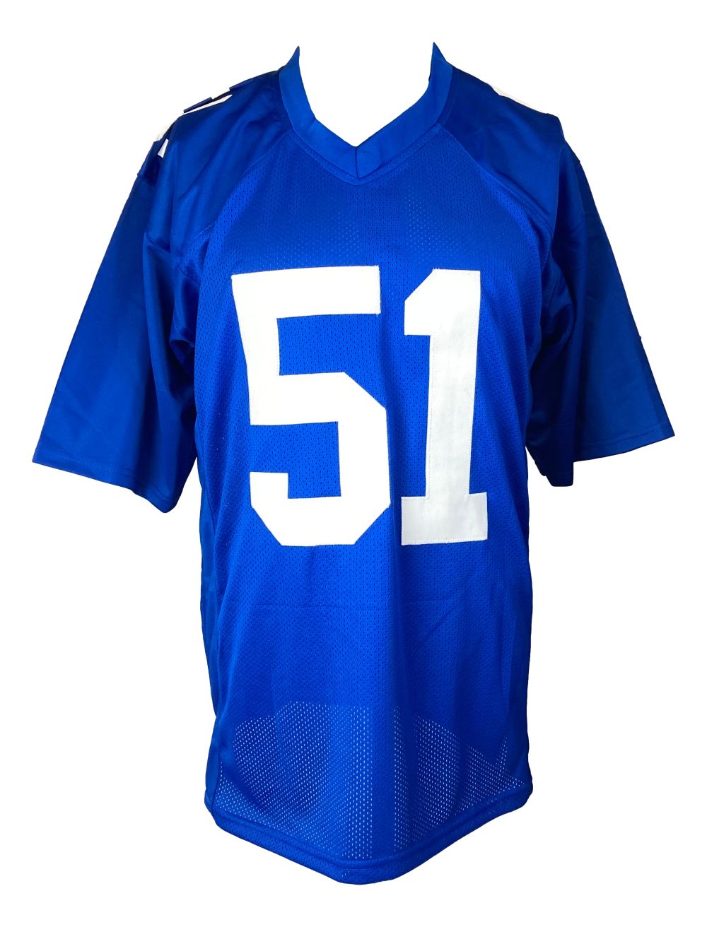Abdul Carter New York Signed Blue Football Jersey BAS