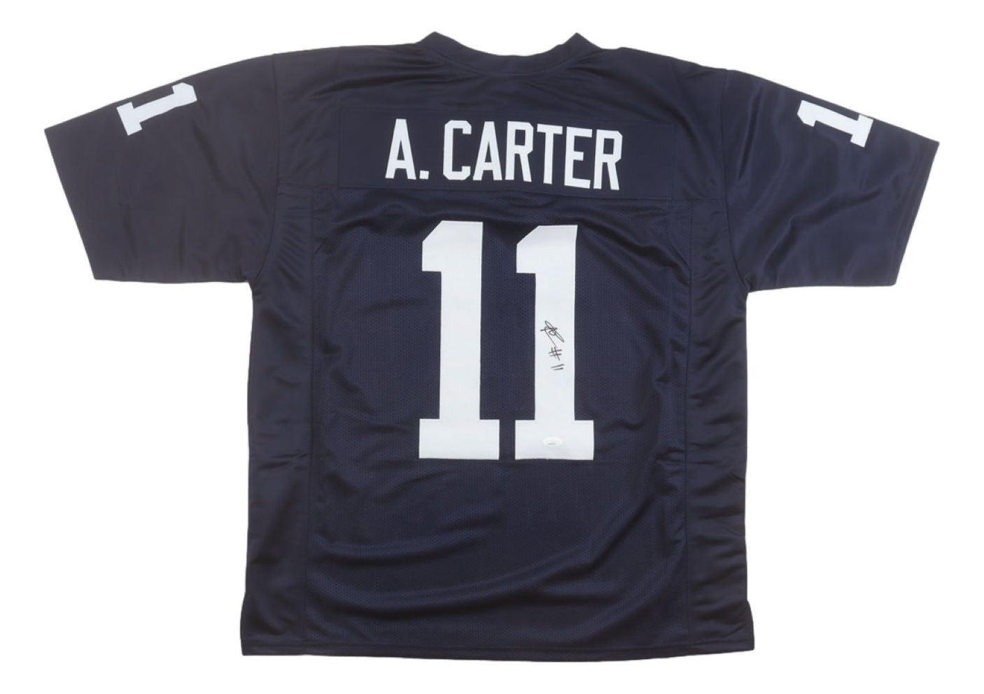 Abdul Carter Penn State Signed Navy Blue Football Jersey JSA SD