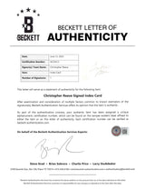 Christopher Reeve Superman Authentic Signed & Framed 3x5 Index Card BAS #AC33413