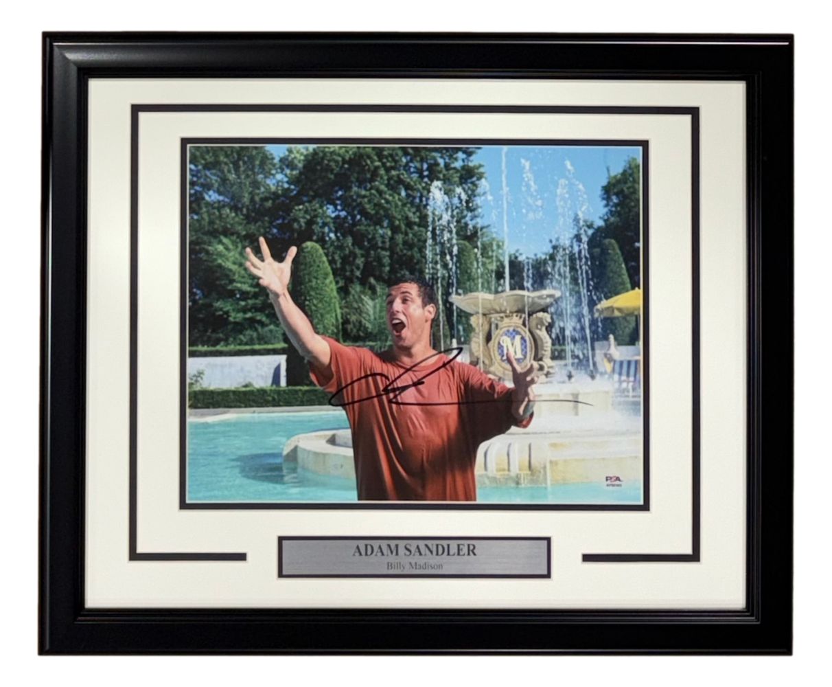 Adam Sandler Signed Framed 11x14 Billy Madison Photo PSA/DNA