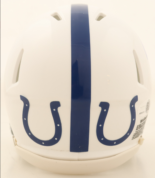 T.Y. Hilton Signed Indianapolis Colts 1956 Throwback Mini Helmet - JSA