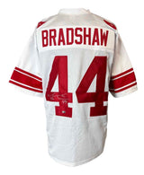 Ahmad Bradshaw New York Signed White Football Jersey Sports Integrity