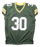 Ahman Green Green Bay Signed Green Pro Cut Football Jersey JSA QR Hologram