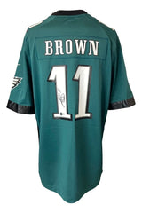 AJ Brown Signed Philadelphia Eagles Nike Game Replica Jersey BAS - Sports Integrity