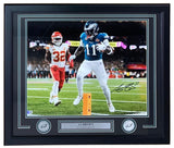 AJ Brown Signed Framed 16x20 Philadelphia Eagles Super Bowl 59 LIX Photo BAS