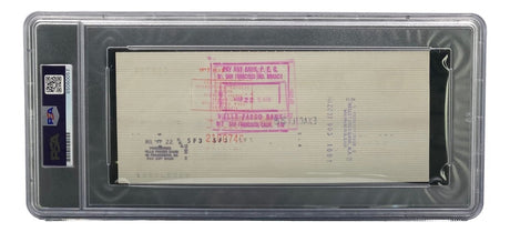 Al Davis Signed Oakland Raiders Personal Bank Check #12734 PSA/DNA - Sports Integrity