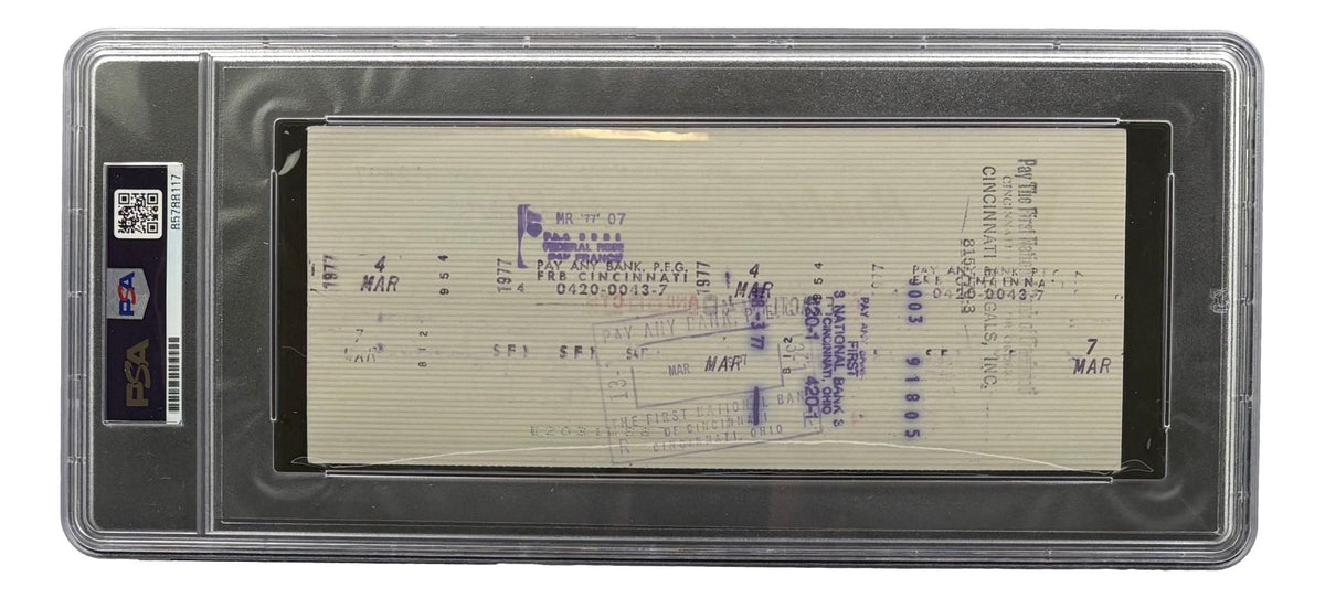 Slabbed Check Al Davis Signed Memorabilia: PSA/DNA Slabbed Check – Pristine Marketplace