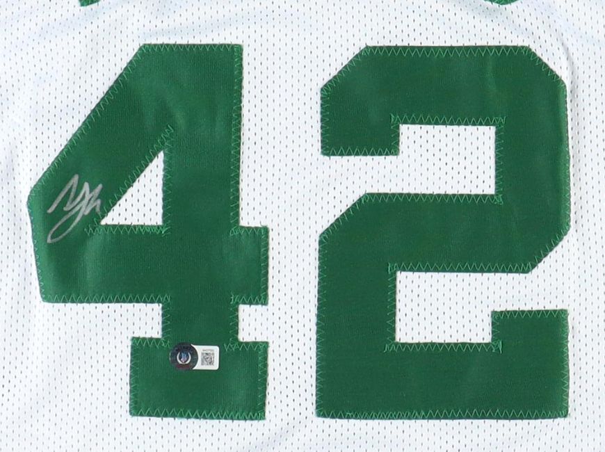Al Horford Boston Signed White Basketball Jersey BAS ITP