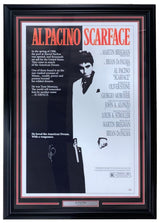Al Pacino Signed Framed 27x40 Scarface Movie Poster PSA/DNA