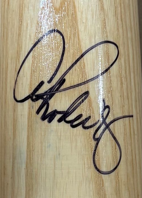 Alex Rodriguez New York Yankees Signed Tan Rawlings Baseball Bat JSA Hologram