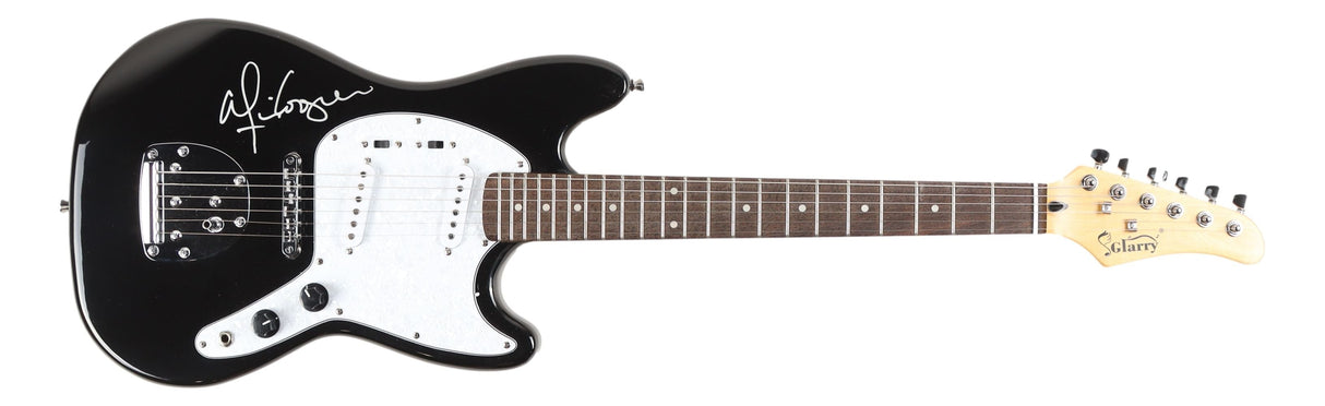 Alice Cooper Signed 39" Black/White Electric Guitar BAS