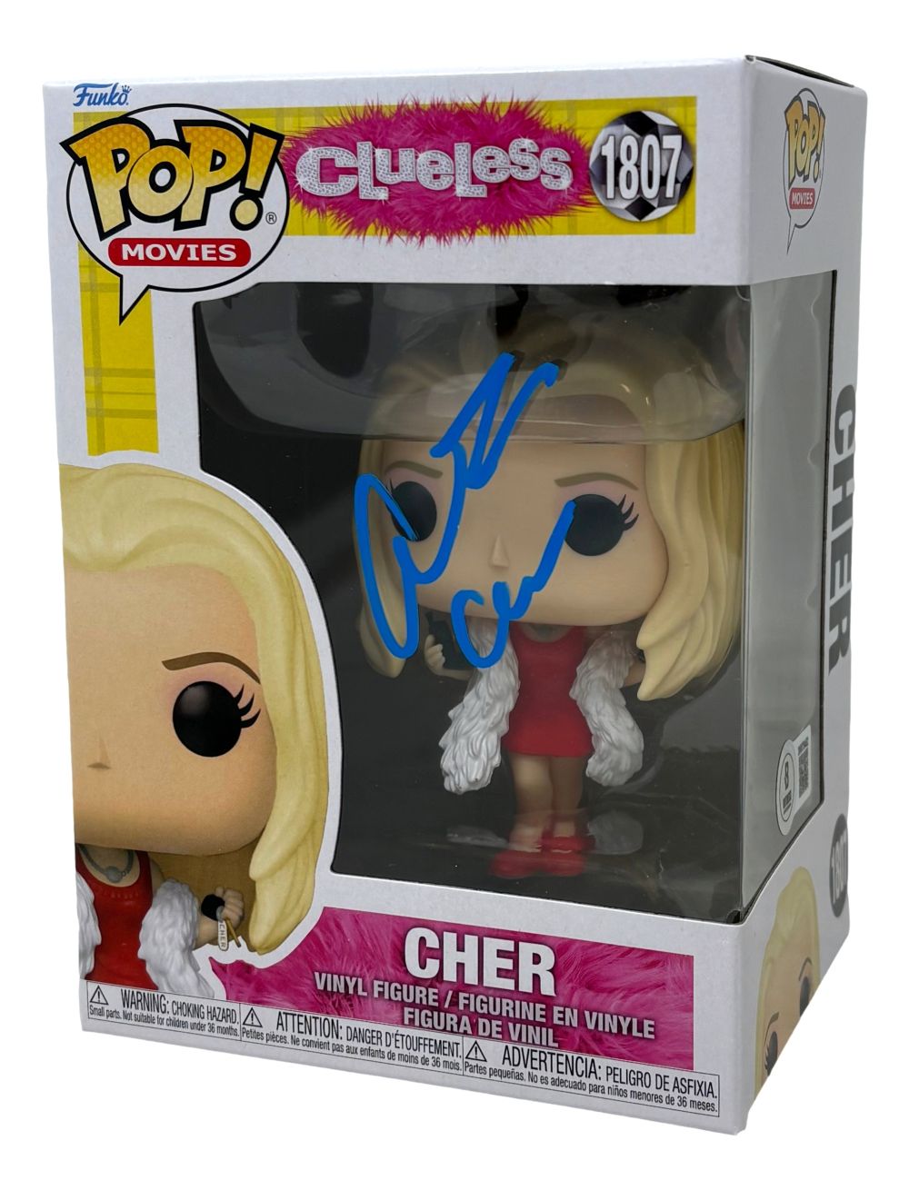 Alicia Silverstone Signed Clueless Funko Pop #1807 Cher Inscribed BAS
