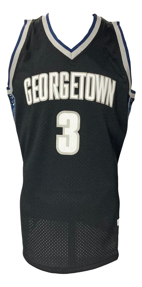Allen Iverson Signed Georgetown Hoyas 1995 - 96 M&N College Vault Jersey JSA ITP - Sports Integrity
