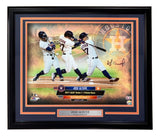 Jose Altuve Signed Framed 16x20 Houston Astros 2017 ALDS Photo BAS