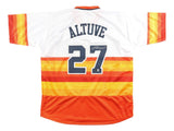 Jose Altuve Houston Signed Alternate White Baseball Jersey BAS