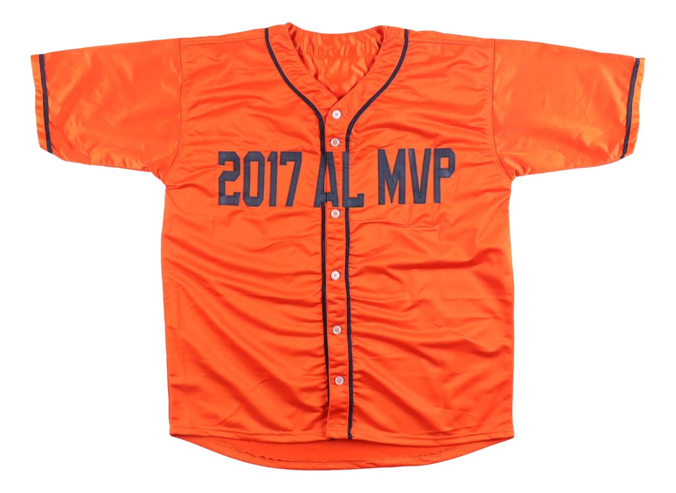 Jose Altuve Houston Signed Orange Baseball Jersey BAS