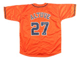 Jose Altuve Houston Signed Orange Baseball Jersey BAS